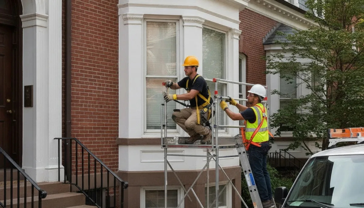 Plumber servicing a repair call in Newton, MA for plumbing repair and leak fixes