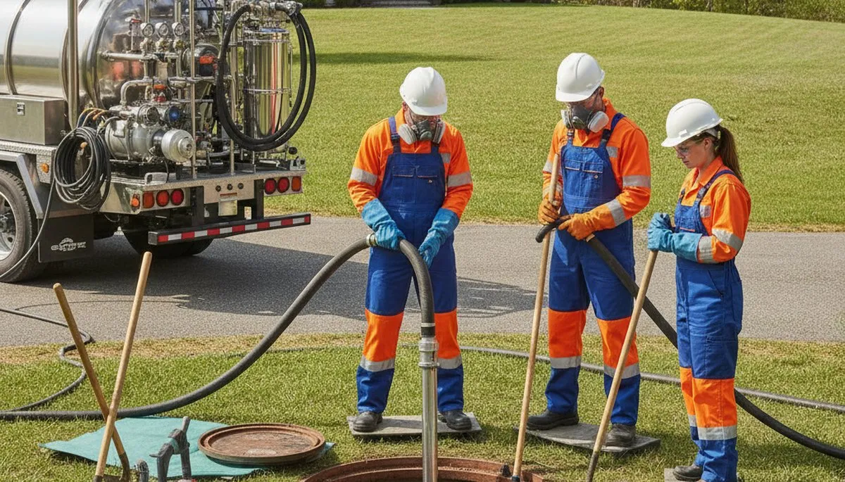 Septic tank cleaning service for Newton, MA homes by On Call Plumbers